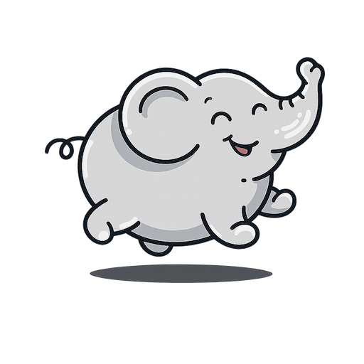 fat elephant Logo